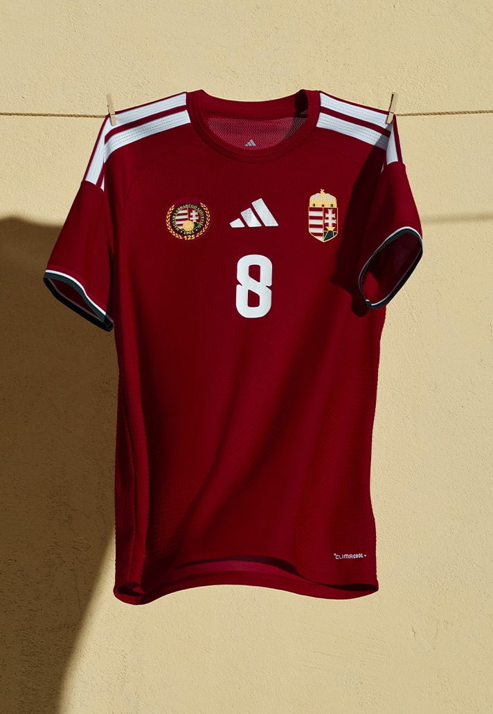 Hongarije thuisshirt 2026-2027 ode aan 125 jarig bestaan