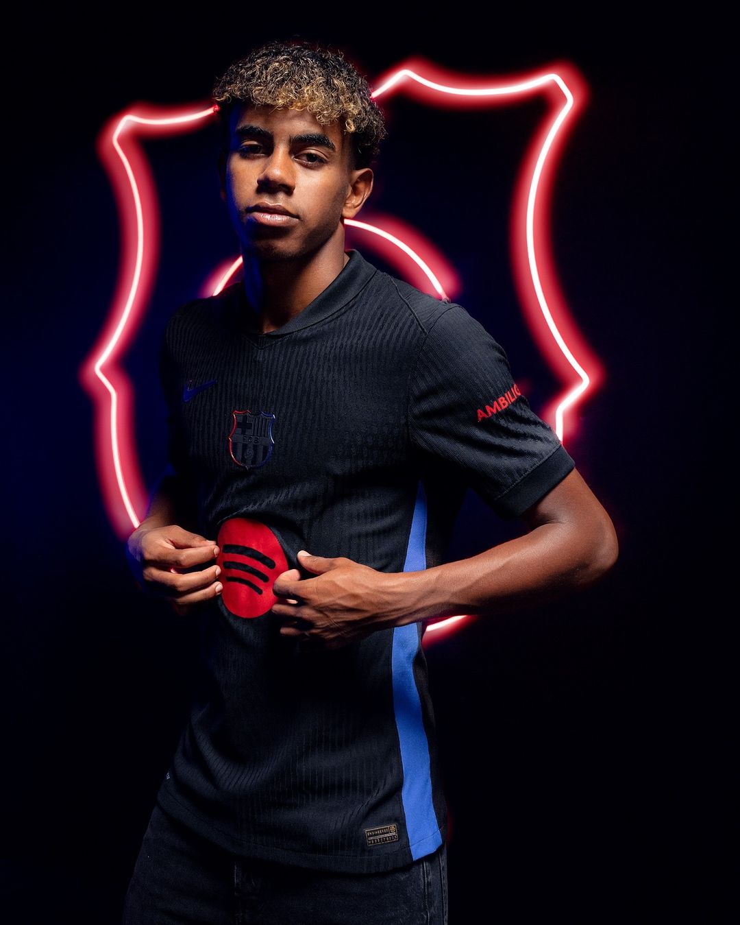FC Barcelona uitshirt 2024-2025 zwart met Blaugrana!