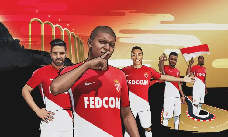 AS Monaco thuisshirt 2017-2018