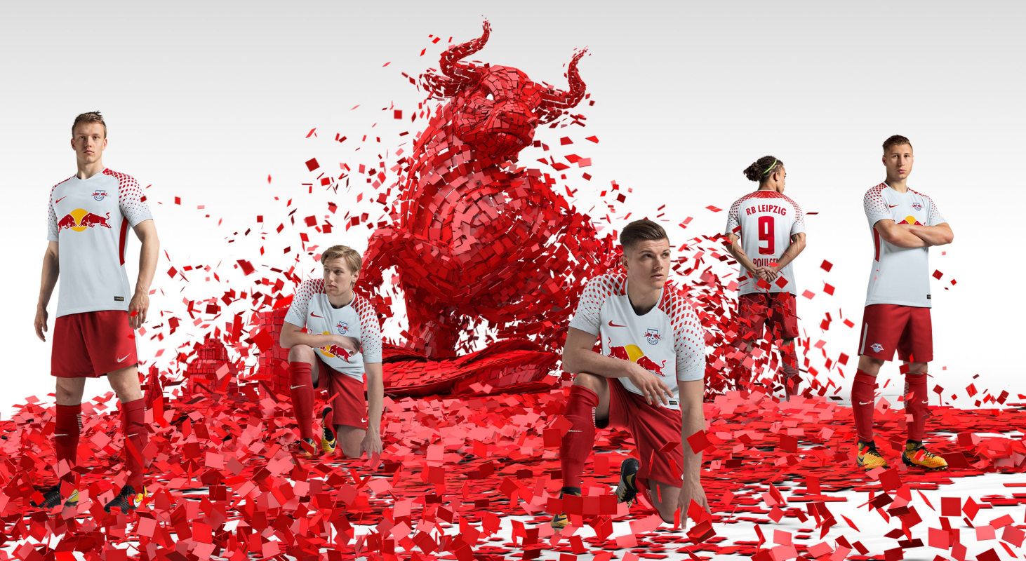 Red Bull Leipzig thuisshirt 2017-2018