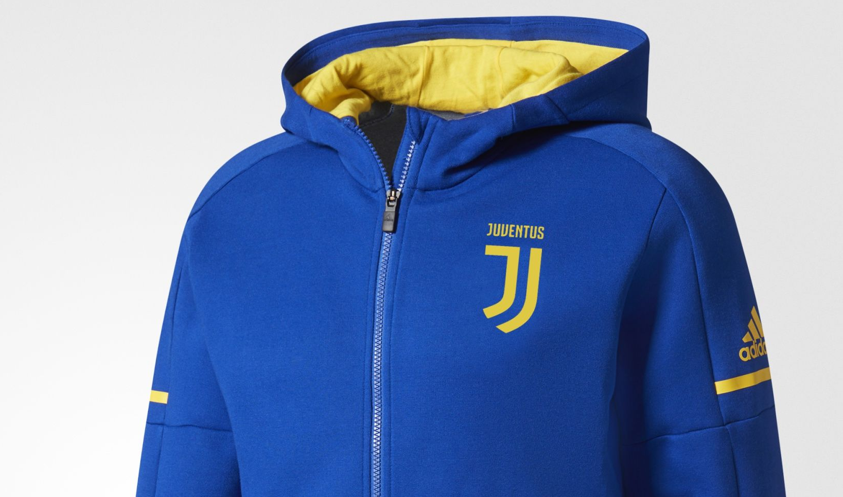 Juventus en adidas lanceren blauw anthem trainingsjack voor uitwedstrijden 2017-2018