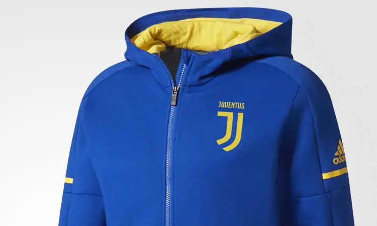 Juventus en adidas lanceren blauw anthem trainingsjack voor uitwedstrijden 2017-2018