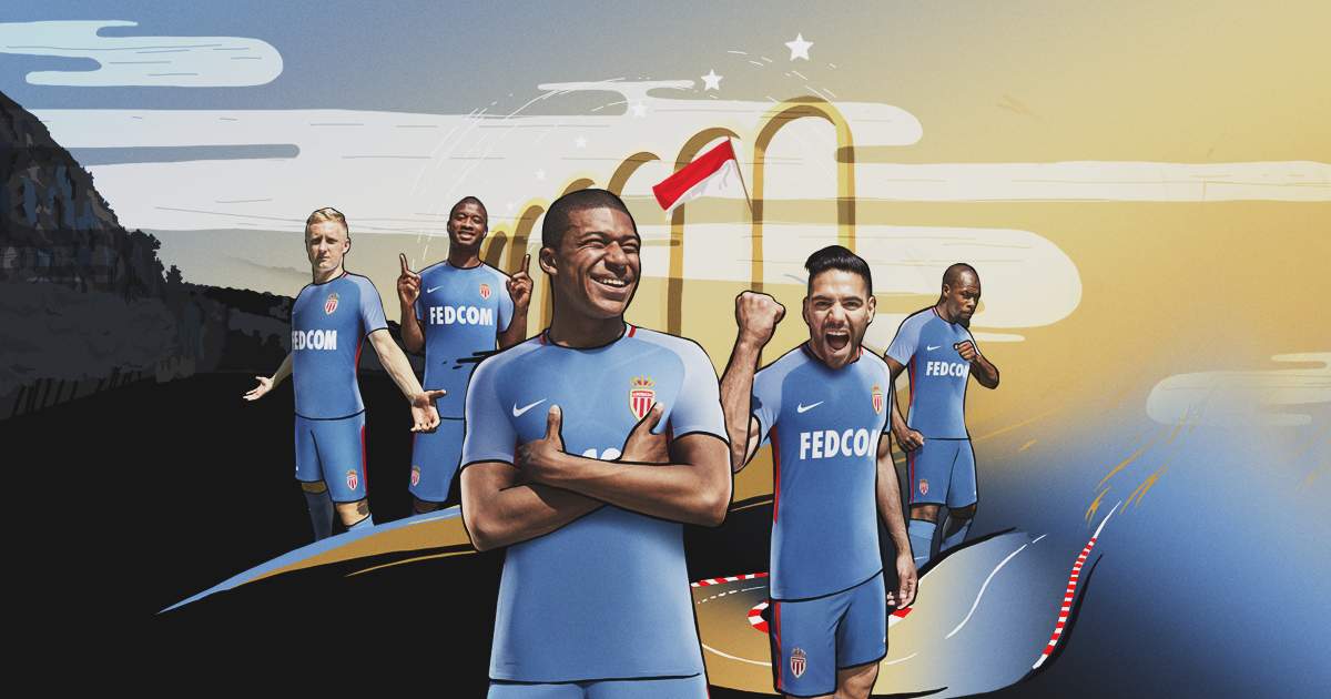 AS Monaco uitshirt 2017-2018