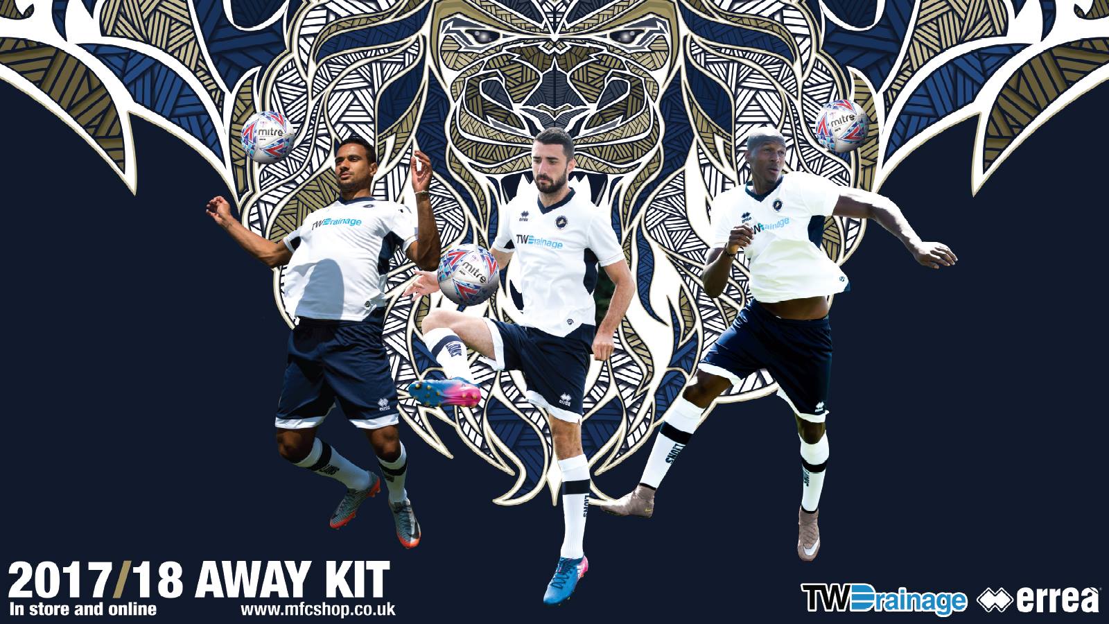 Millwall FC uitshirt 2017-2018