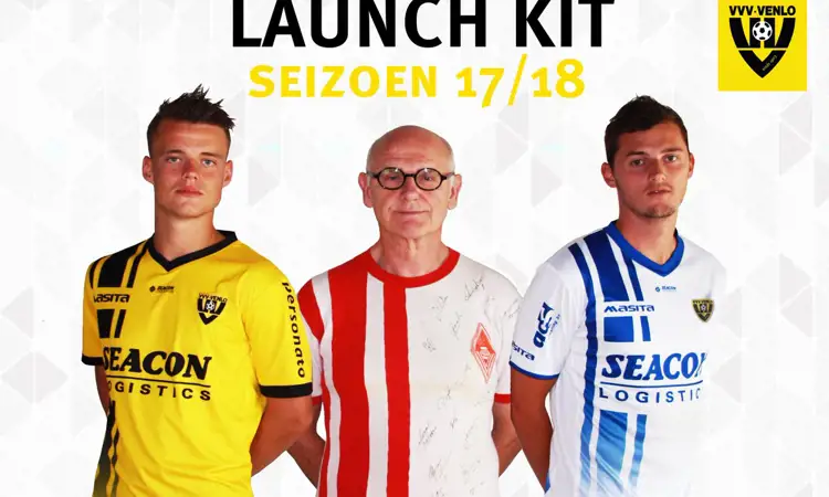 VVV Venlo voetbalshirts 2017-2018