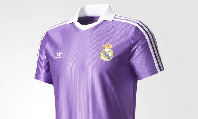 Real Madrid adidas Originals retro voetbalshirt jaren '80