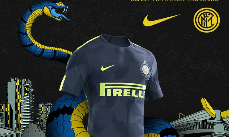 INTER Milan lanceert unieke bedrukking voor 3e shirt 2017-2018