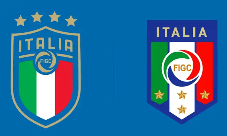 Nieuw logo Italiaanse voetbalbond op voetbalshirt 2018-2019