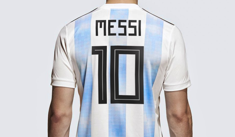 Officiële bedrukking Argentinië voetbalshirt 2018-2019