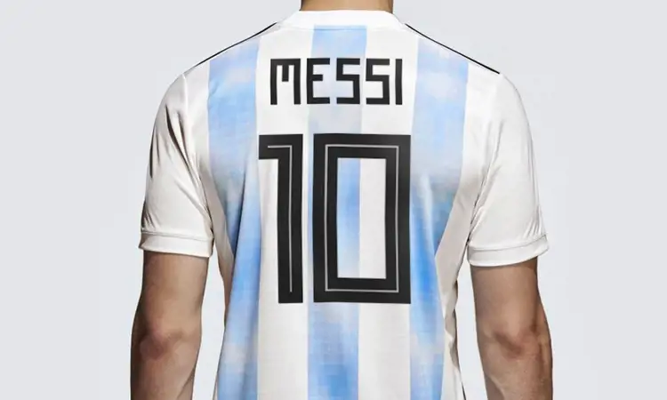 Officiële bedrukking Argentinië voetbalshirt 2018-2019