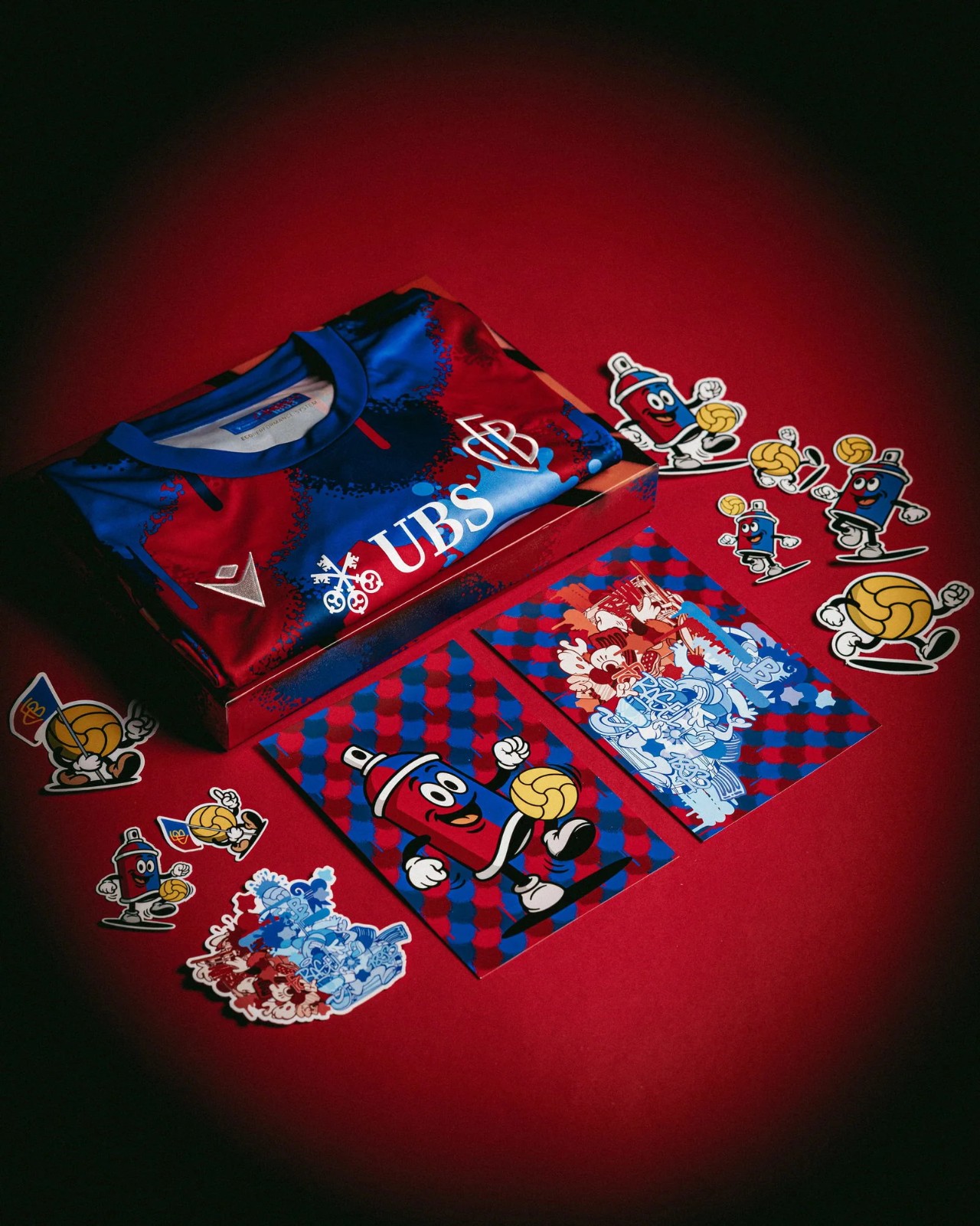 FC Basel carnavalsshirt 2026-2027 geïnspireerd door Fasnacht