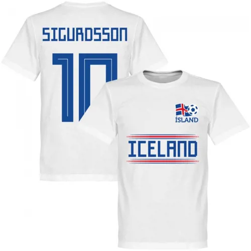 Ijsland fan t-shirt Sigurdsson