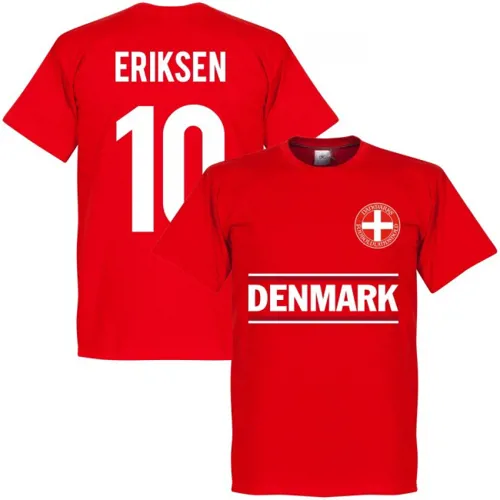 Denemarken Eriksen team t-shirt