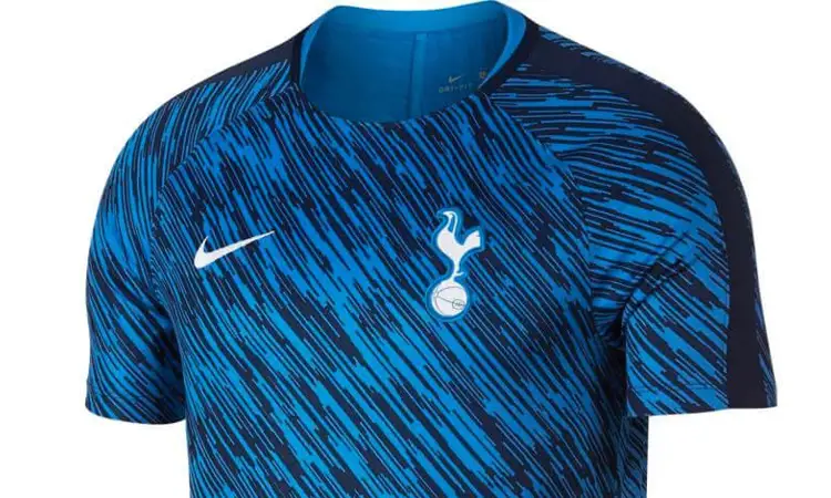 Tottenham Hotspur trainingsshirt en warming-up shirt 2018