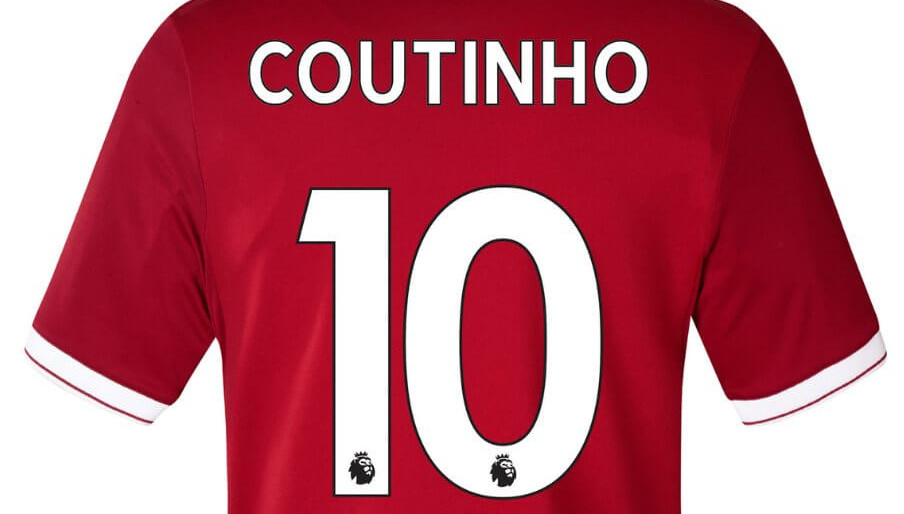 Liverpool biedt fans met Coutinho voetbalshirt 2017-2018 een voucher