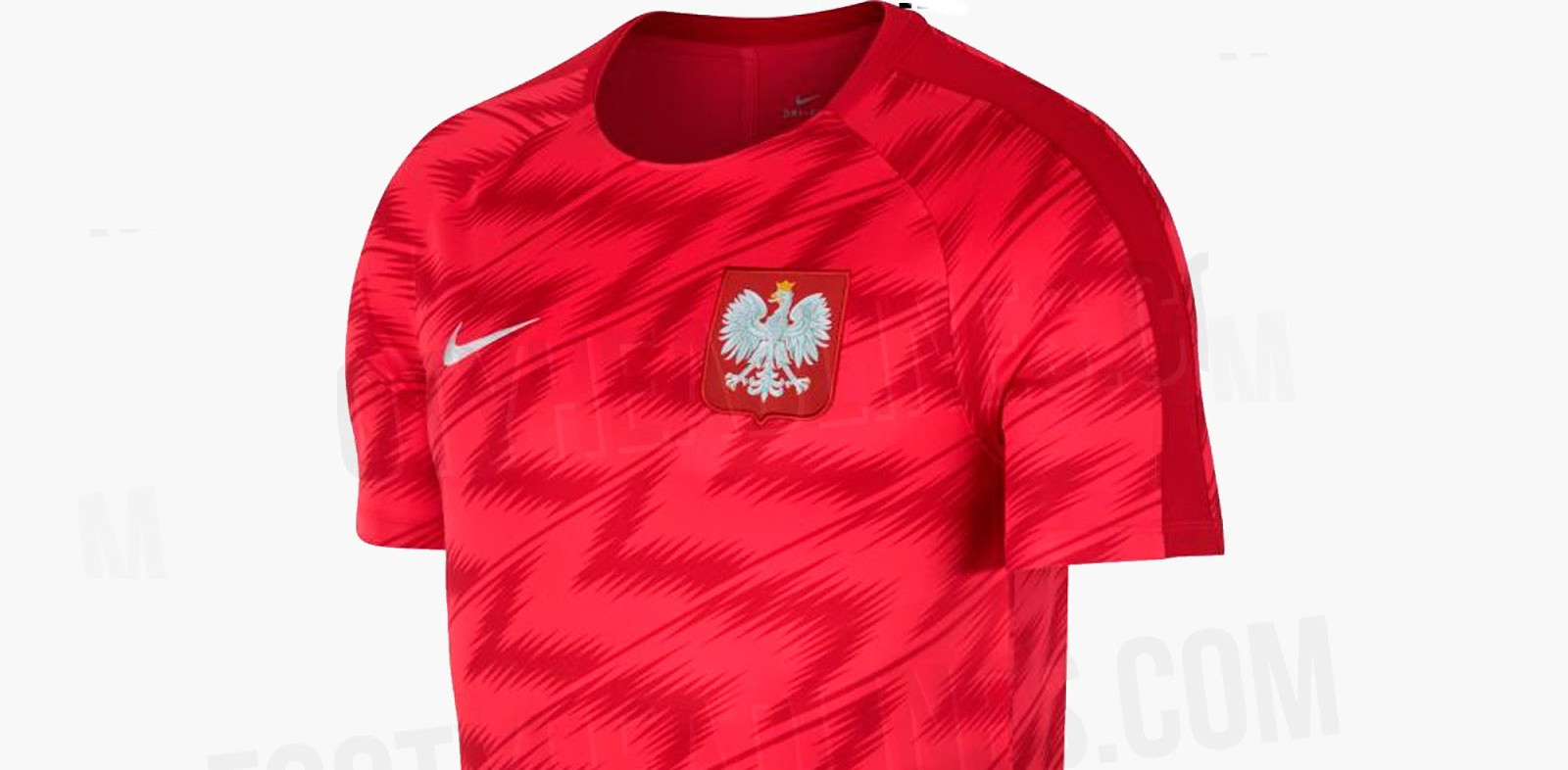 Polen trainingsshirt en warming-up shirt 2018-2019 uitgelekt