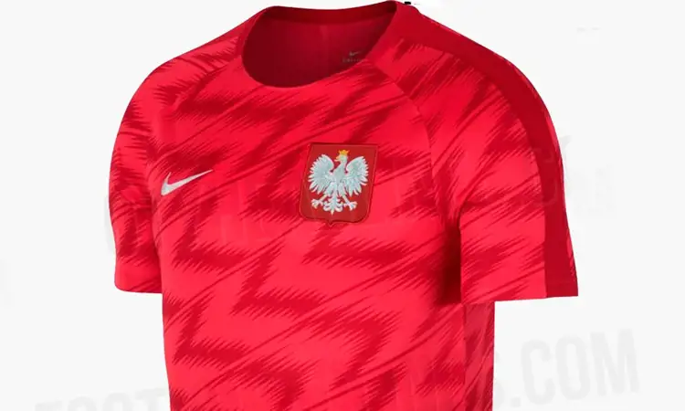 Polen trainingsshirt en warming-up shirt 2018-2019 uitgelekt