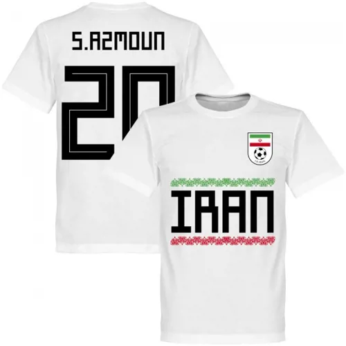 Iran S. Azmoun Team T-Shirt - Wit