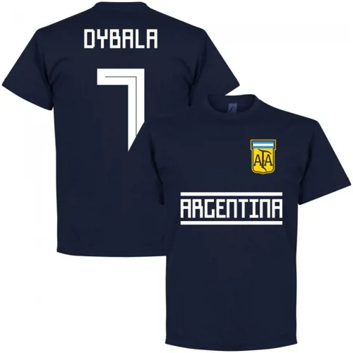 Argentinië Dybala Team T-Shirt - Navy