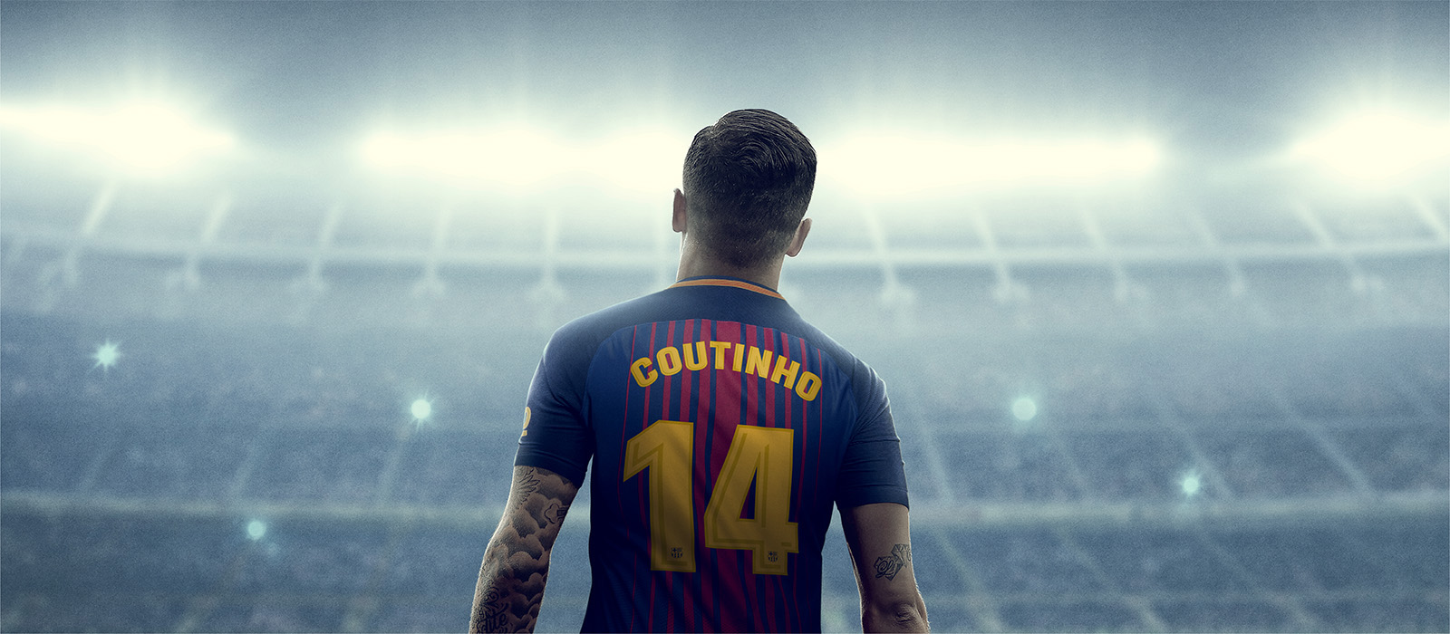 Coutinho draagt rugnummer 14 op Barcelona voetbalshirt