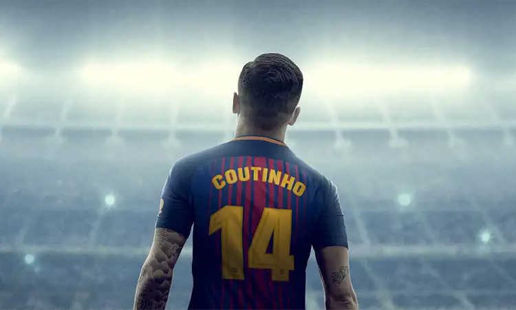 Coutinho draagt rugnummer 14 op Barcelona voetbalshirt
