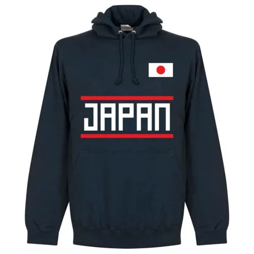 Blauwe Japan trui met capuchon