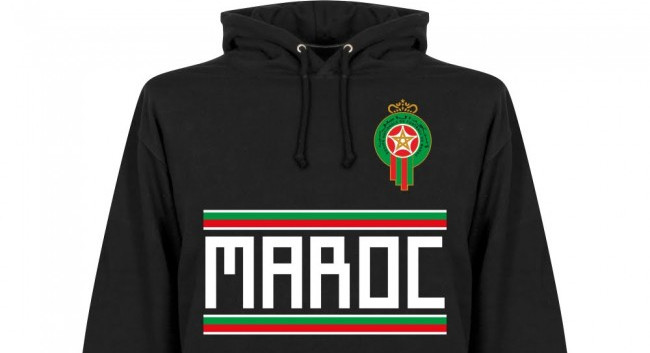 Marokko trui met capuchon voor het WK van 2018