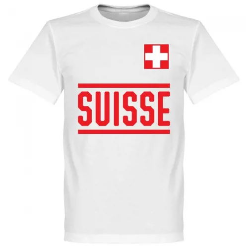 Zwitserland team t-shirt - Wit
