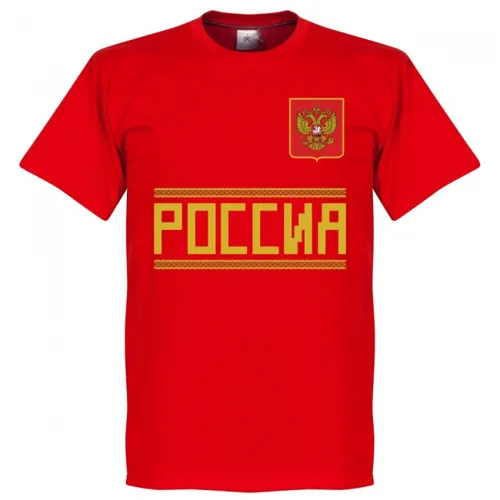 Rusland team t-shirt - Rood
