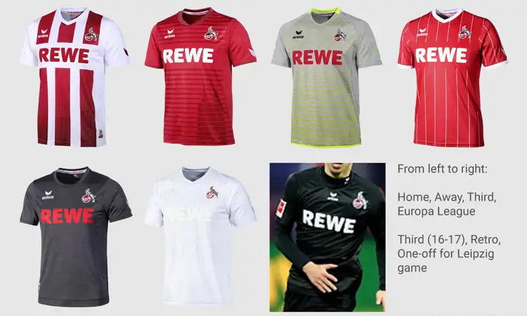 Erima lanceert zevende FC Köln voetbalshirt voor 2018-2019