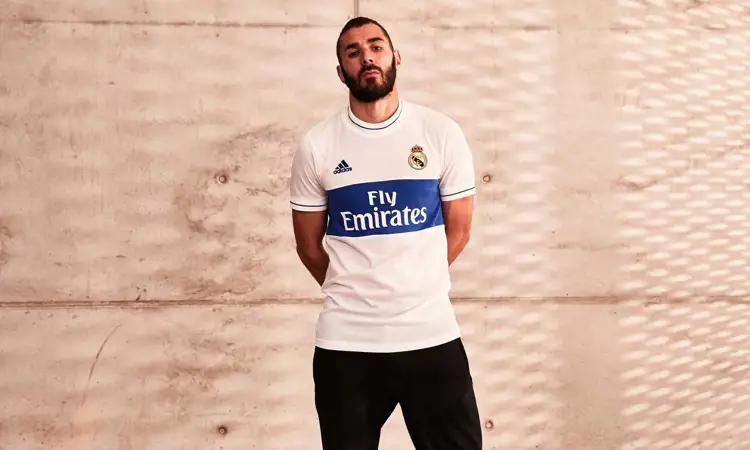 adidas en Real Madrid lanceren speciaal icon retro voetbalshirt