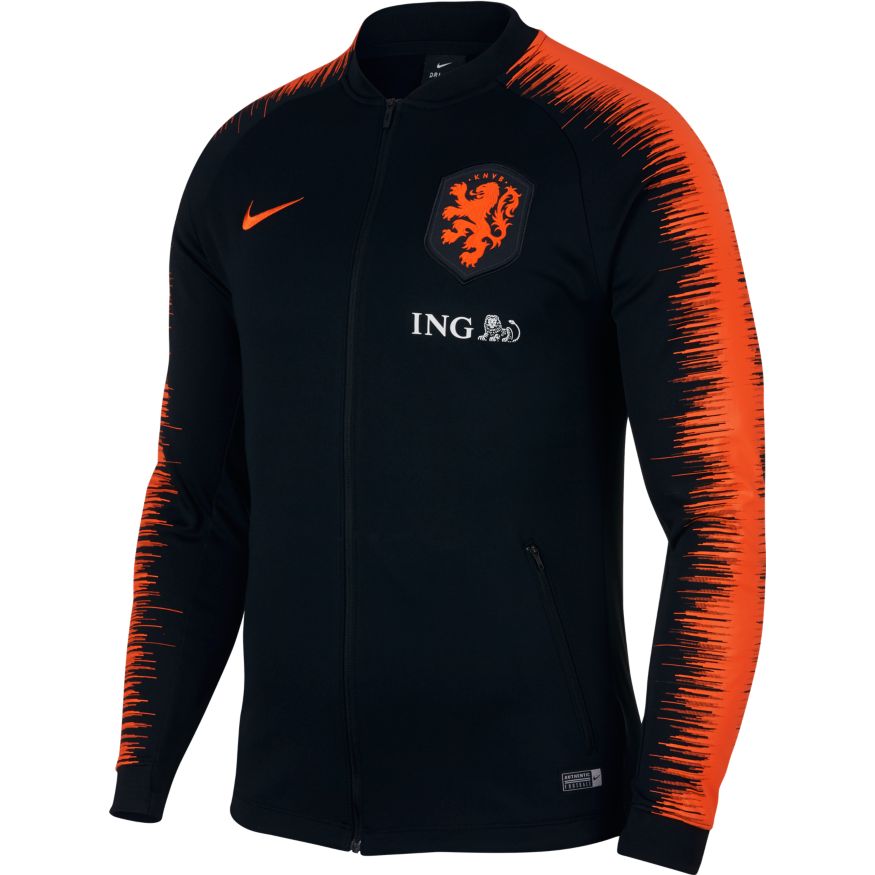 Hond buitenaards wezen Onophoudelijk Nike lanceert zwart Nederlands Elftal anthem trainingsjack voor 2018-2019 -  Voetbalshirts.com