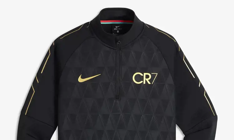 Nike lanceert zwart CR7 Ronaldo trainingspak voor kinderen 