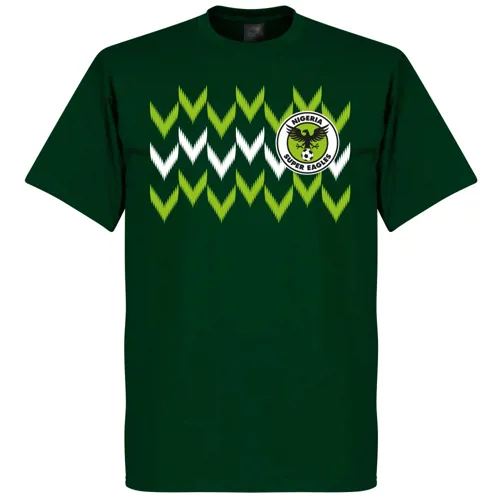 Nigeria Pattern T-Shirt - Donker Groen