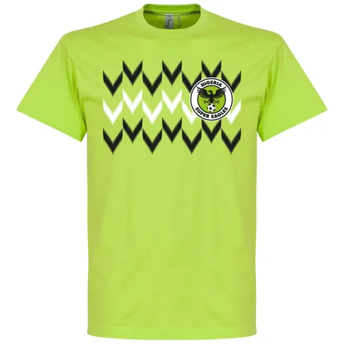 Nigeria Pattern T-Shirt - Licht Groen
