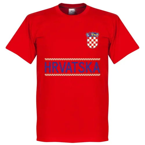 Kroatië Team T-shirt - Rood 