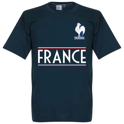 Frankrijk Team T-Shirt - Navy