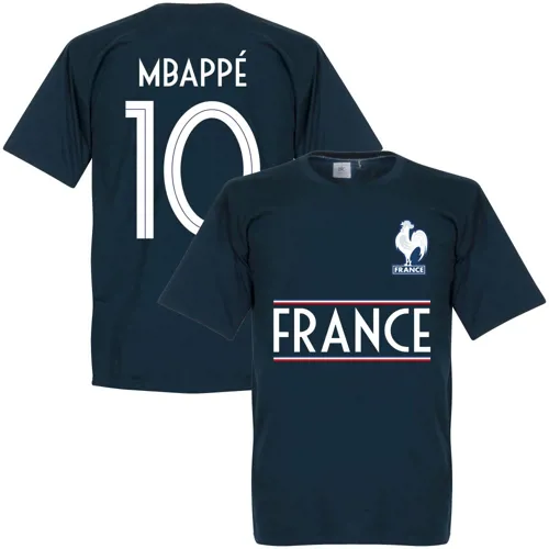 Frankrijk fan t-shirt Mbappe