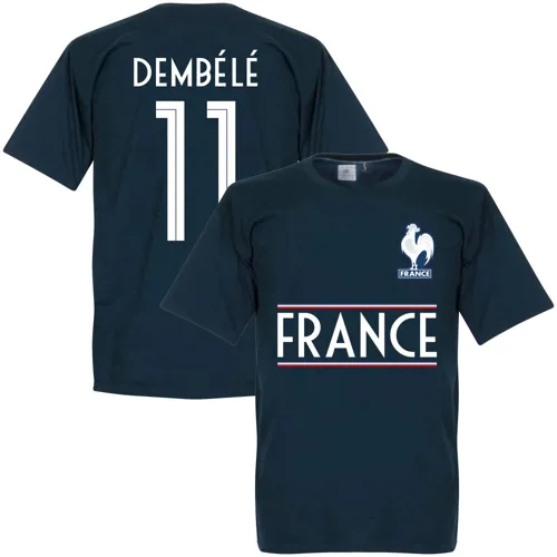Frankrijk fan t-shirt Dembele 