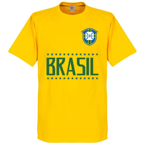 Brazilië team t-shirt - Geel