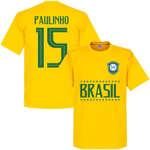 Brazilië Paulinho Team T-Shirt