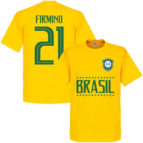 Brazilië Firmino Team T-Shirt