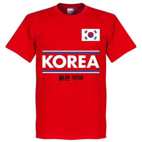 Zuid Korea team t-shirt - Rood