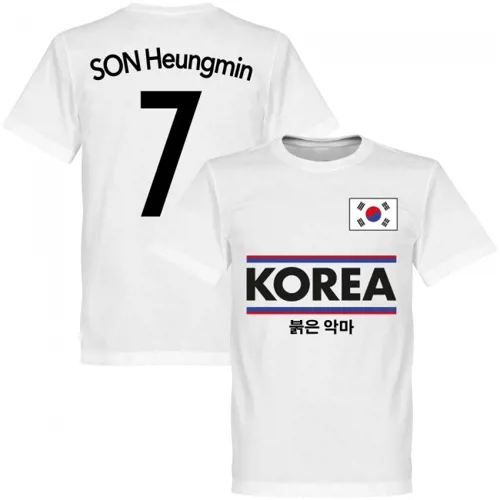 Zuid Korea team t-shirt Son Heungming