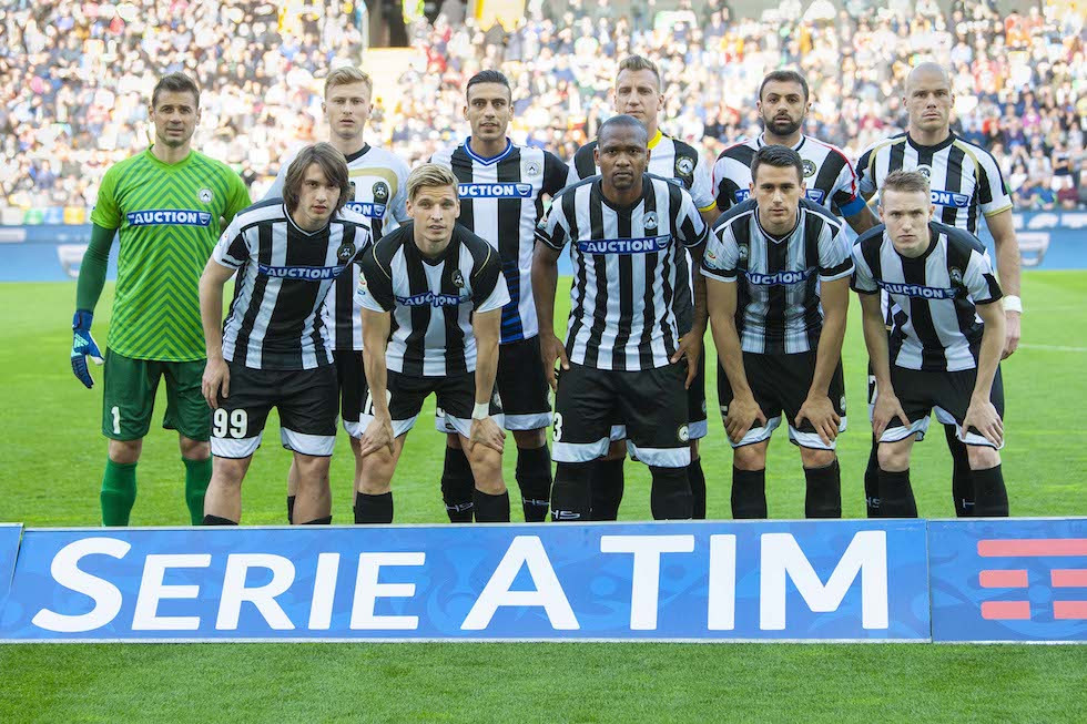 Udinese speelt in 11 verschillende thuisshirts wedstrijd tegen Lazio