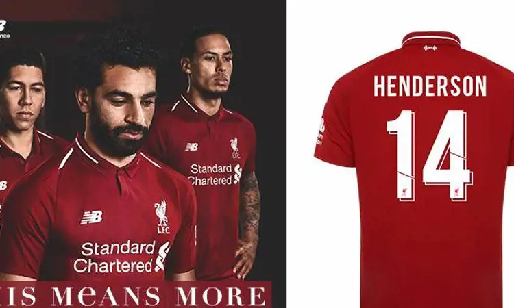 Officiële Liverpool bedrukking 2018-2019