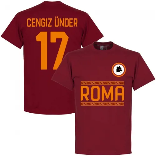 AS Roma Team T-Shirt Cengiz Ünder - Rood