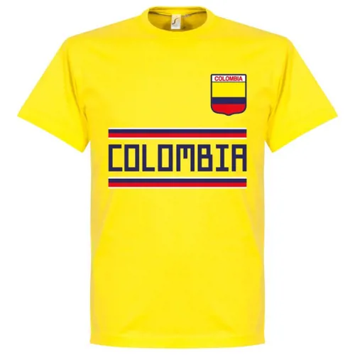 Colombia team t-shirt - Geel