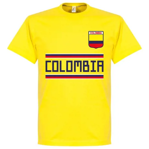 Colombia Team T-shirt - Geel