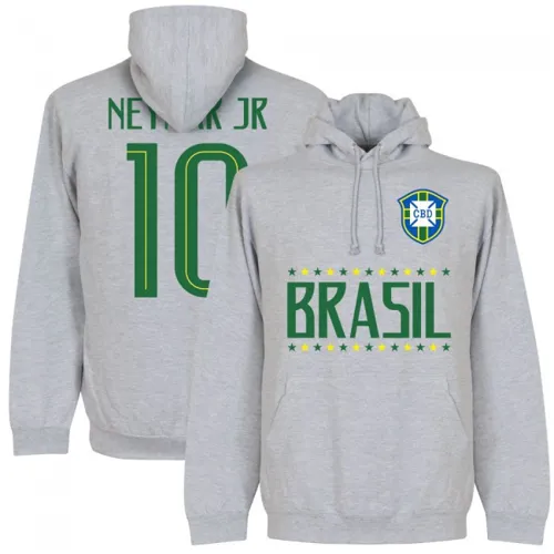 Brazilië hooded sweater Neymar JR - Grijs